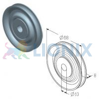 ALUTECH:  403660000 - Шкив  CRP-68 фото