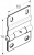 ALUTECH: 401190600 - Петля промежуточная IH-114 ALUTECH: 401190600 - Петля промежуточная IH-114 фото