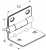 ALUTECH: 401190100 - Петля промежуточная IH111 ALUTECH: 401190100 - Петля промежуточная IH111 фото