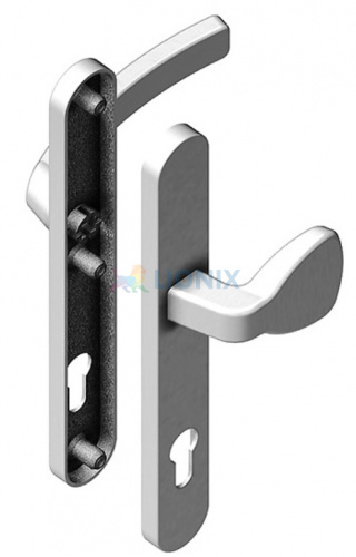 ALUTECH:417200195 - Комплект ручек  анти-паник E  FLGU.400.1009. Ручки для калитки Алютех фото