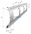 ALUTECH AEG56: Профиль решеточный AEG56 (цв. 223 - Слоновая кость) ALUTECH AEG56: Профиль решеточный AEG56 (цв. 223 - Слоновая кость) фото